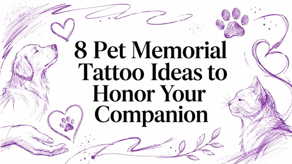 pet memorial tattoo ideas pet memorial